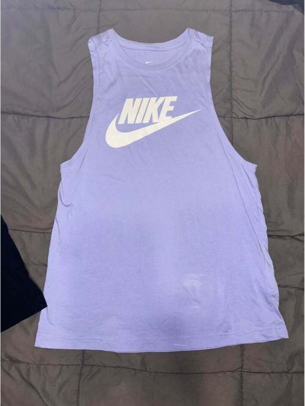 Nike Purple Graphic Tank Top Size S